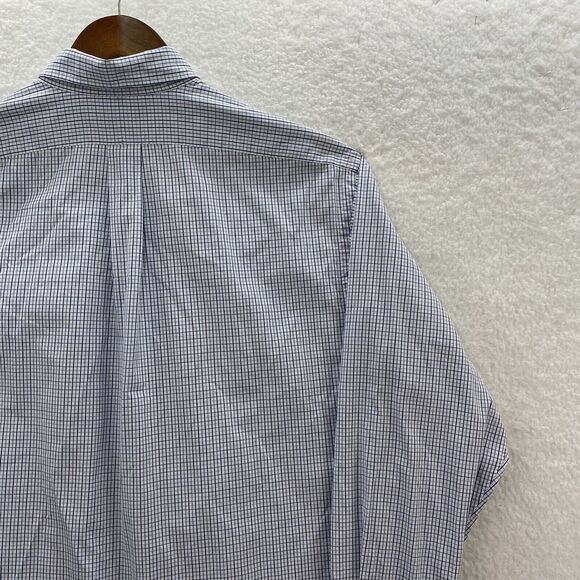 Ralph Lauren Blake Shirt Mens XL Blue Flannel Plaid Preppy Corpcore Button Down - Picture 8 of 15